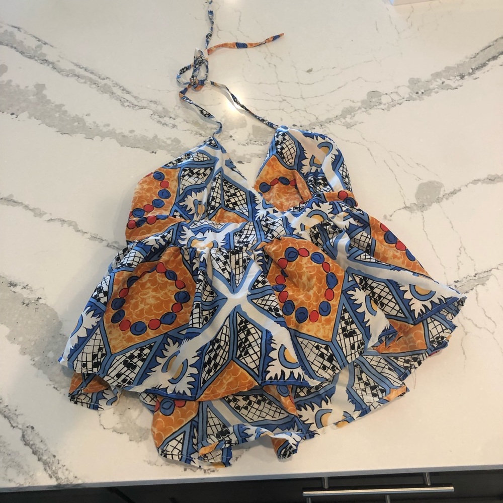 Antica Santaria multi colored tank with tags